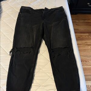 American Eagle Strigid Black Denim Jeans